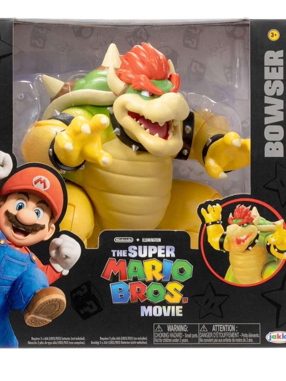 THE Super Mario BROS. Movie 7-Inch Feature Bowser (Costco Huge figure w/sounds)